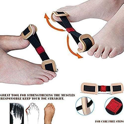 Hallux Valgus Bunion Corrector Belt Elastic Strap for Big Toe Relief!!