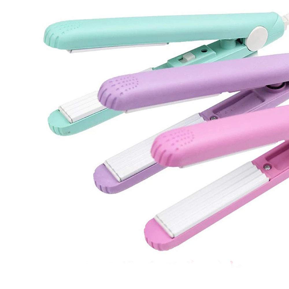 Mini Hair Straightener - Portable Ceramic Flat Iron for Travel | 30-Second Quick Heating | Frizz-Free Styling for All Hair Types