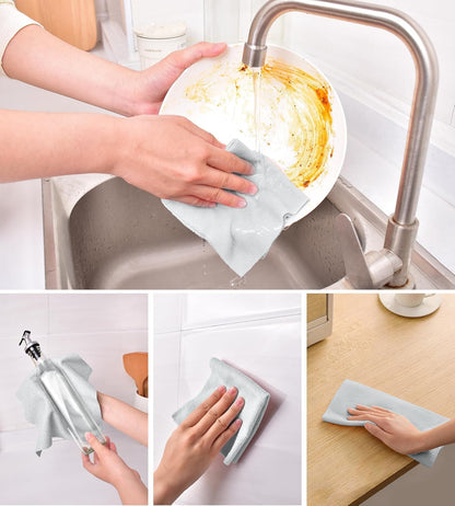 Microfiber Cleaning Cloth – 20 Pack Reusable Washable Towels