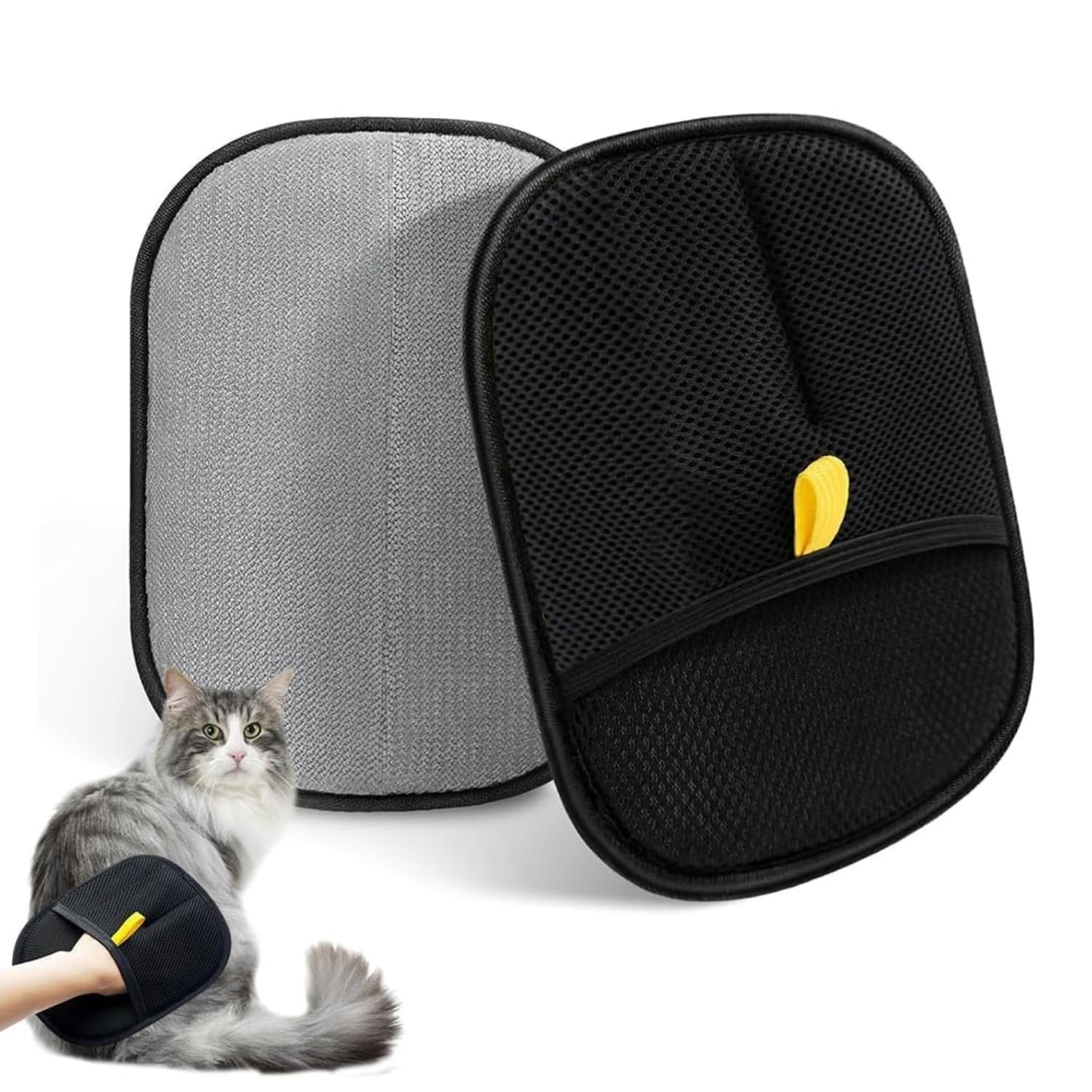 Pet Hair Removal Gloves – Electrostatic Fur Remover for Dogs & Cats