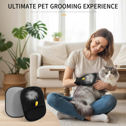 Pet Hair Removal Gloves – Electrostatic Fur Remover for Dogs & Cats