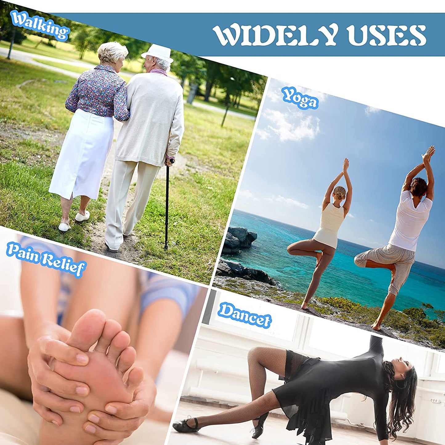 Plantar Fasciitis Arch Support Sleeves with Soft Cushion for Foot Pain