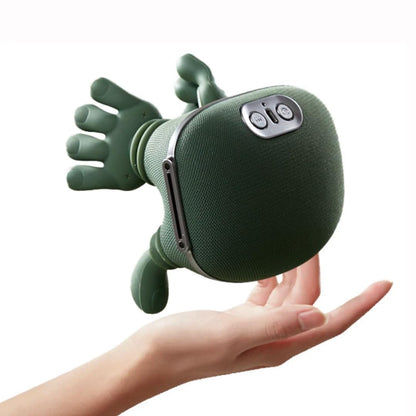 Portable Heated Shiatsu Neck & Back Massager 4D Deep Tissue (Green)