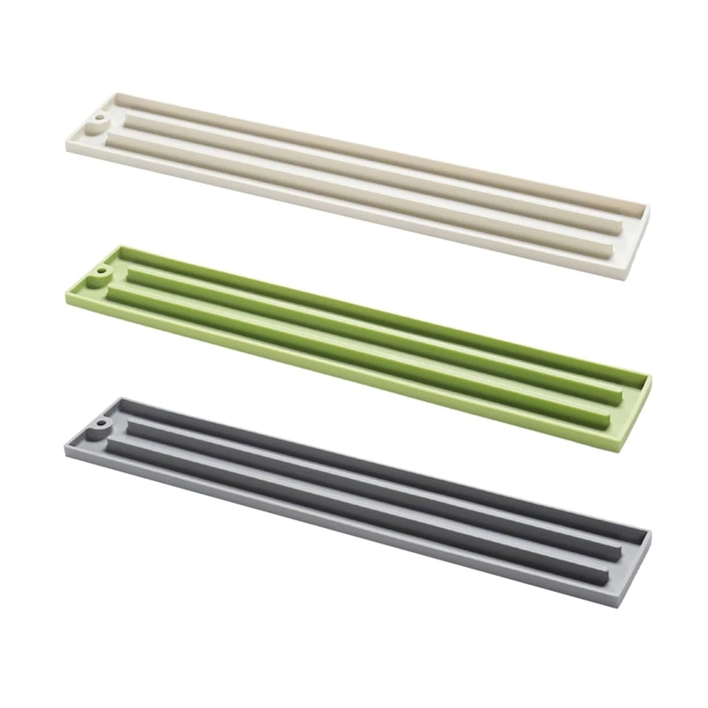 Silicone Dish Drying Mat with Pot Lid & Utensil Holder – Non-Slip