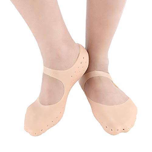 Silicone Full Length Moisturizing Foot Socks for Heel Crack Care Pro!!