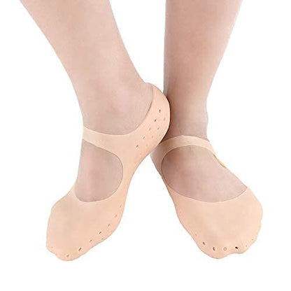 Silicone Full Length Moisturizing Foot Socks for Heel Crack Care Pro!!