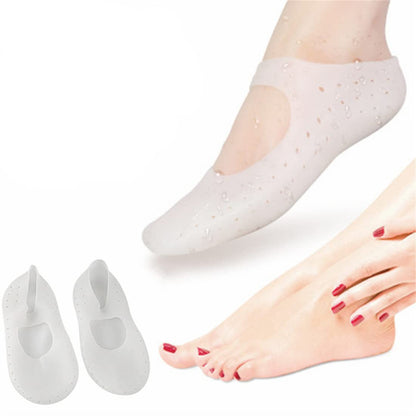 Silicone Moisturizing Gel Foot Socks for Dry Skin Care and Heel Relief