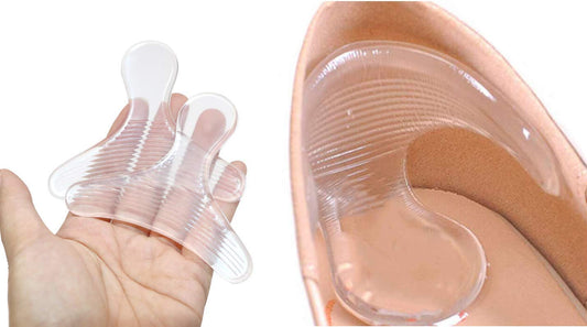 Transparent Silicone Gel Heel Pads for Women – 1 Pair