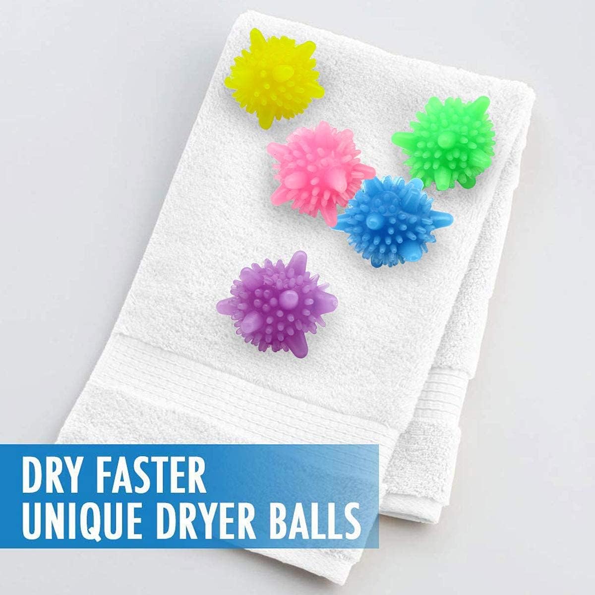 Washing Machine Balls Reusable Eco-Friendly Laundry Scrubbing Balls – Anti-Tangle, Wrinkle-Reducing for Lint & Pet Hair Removal | Pack of 10