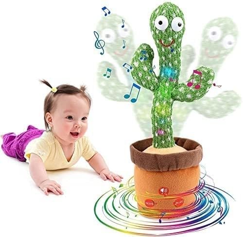 Dancing Cactus Talking Toy, Cactus Plush Toy, Wriggle & Singing
