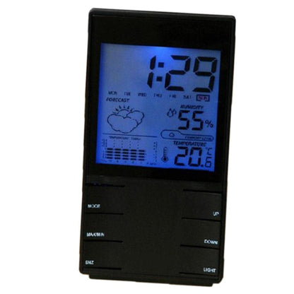 Digital Forecast Alarm Clock with Thermometer & Humidity Meter