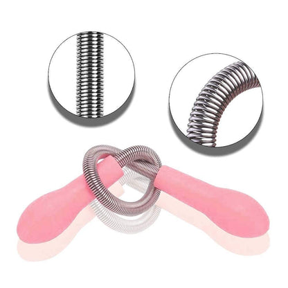 Facial Hair Remover Spring Epilator, Eyebrow Razors & Tweezers for Women (1 Kit)