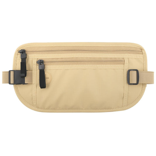 Hidden Waist Money Belt for Travel India - RFID Blocking Security Wallet with Passport Holder | Anti-Theft Undershirt Pouch for Men/Women