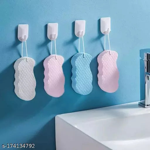 Reusable Exfoliating Bath Sponge Dead Skin Remover Shower Soft PVA Body Scrubber for Face & Body – For Adults & Kids