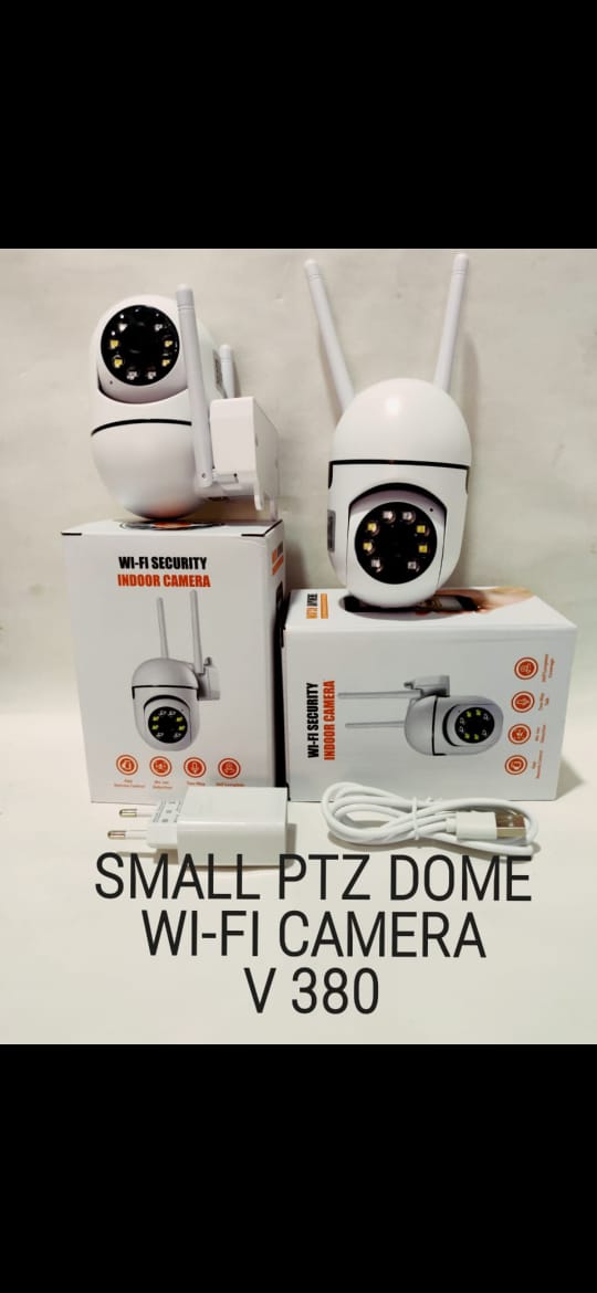 V380 Camera Waterproof Surveillance CCTV with Night Vision, Two-Way Audio, 355° Pan & 90° Tilt