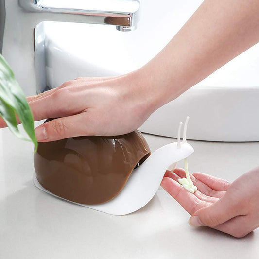 Snail Shaped Soap Dispenser Pump Bottle | 120ml Refillable Hand Wash, Shampoo & Lotion Dispenser for Bathroom & Kitchen